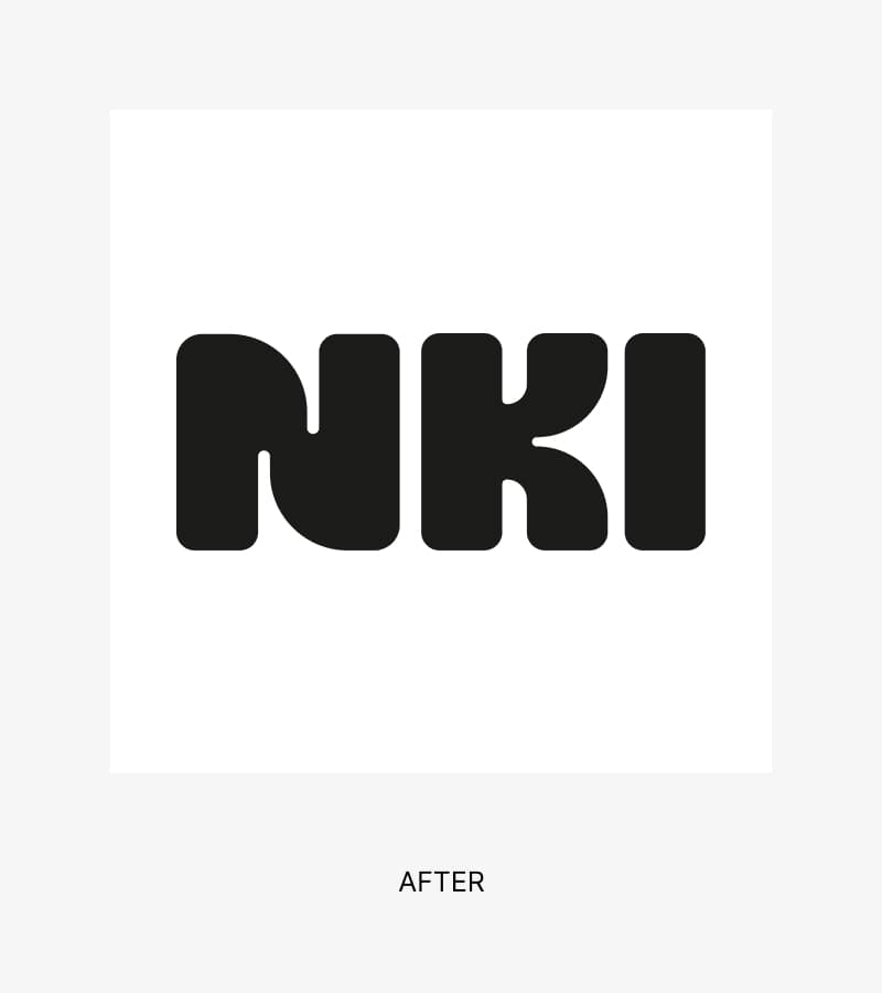 The current logo for NKI nettstudier in 2026