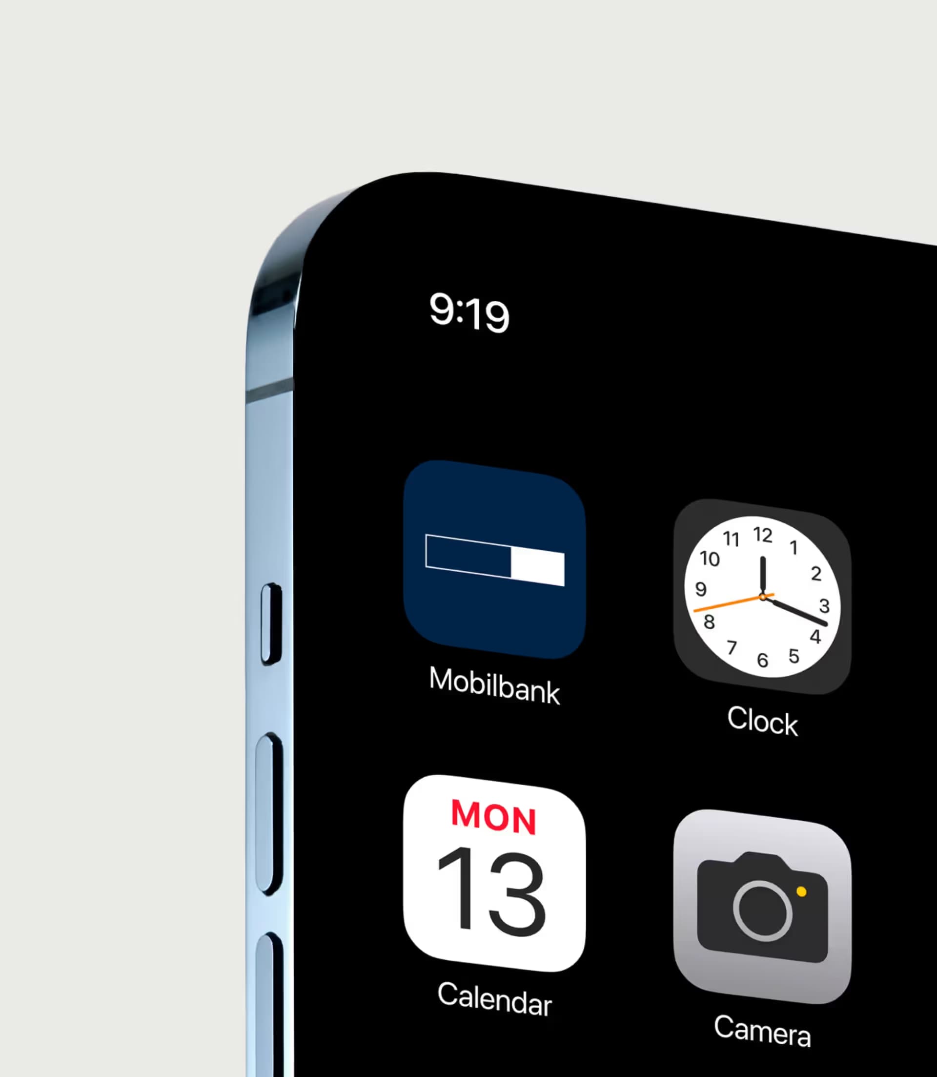 New logo bar for Danske Bank used as an app icon